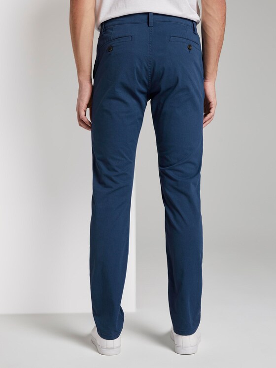 Travis Slim Chino - Mannen - blue herringbone design Travis Slim Chino - Mannen - blue herringbone design - 2 - TOM TAILOR
