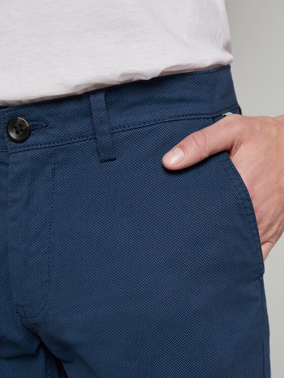 Travis Slim Chino - Mannen - blue herringbone design Travis Slim Chino - Mannen - blue herringbone design - 9 - TOM TAILOR