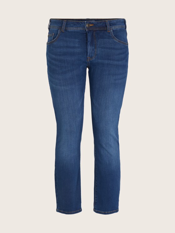 Plus Size - TTPLUS SLIM Jeans von Women Plus Size, Used Mid Stone Blue Denim