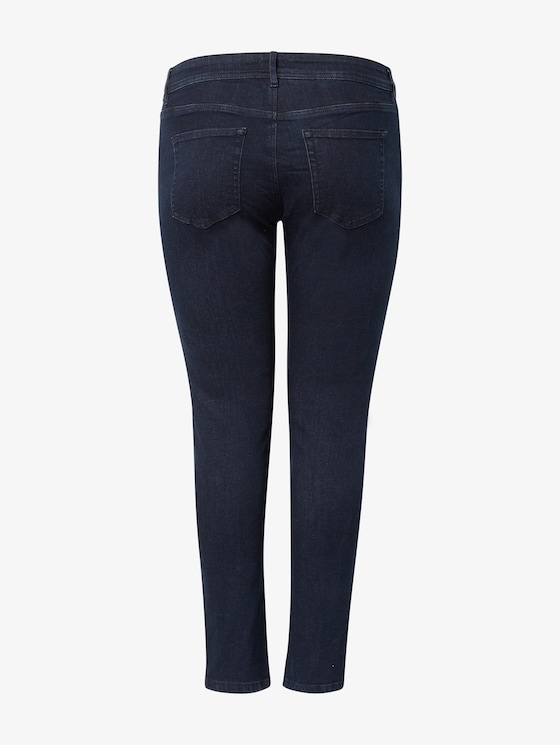 Skinny Jeans - Frauen - dark dye blue denim Skinny Jeans - Frauen - dark dye blue denim - 8 - My True Me