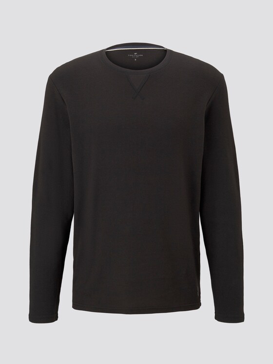 kariertes Langarmshirt - Männer - Dark Greyish Black kariertes Langarmshirt - Männer - Dark Greyish Black - 7 - TOM TAILOR
