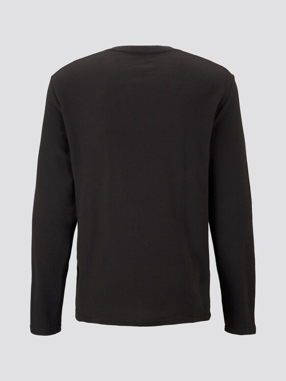 kariertes Langarmshirt - Männer - Dark Greyish Black kariertes Langarmshirt - Männer - Dark Greyish Black - 8 - TOM TAILOR