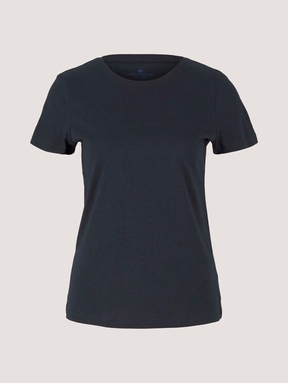 Basic T-Shirt - Frauen - Sky Captain Blue Basic T-Shirt - Frauen - Sky Captain Blue - 7 - TOM TAILOR
