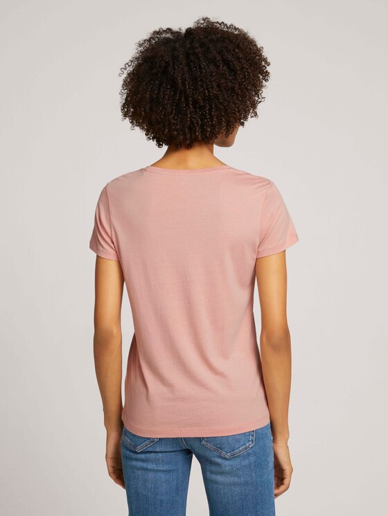Basic t-shirt - Vrouwen - Pale Coral Basic t-shirt - Vrouwen - Pale Coral - 2 - TOM TAILOR