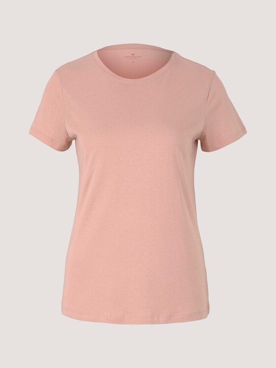 Basic t-shirt - Vrouwen - Pale Coral Basic t-shirt - Vrouwen - Pale Coral - 7 - TOM TAILOR