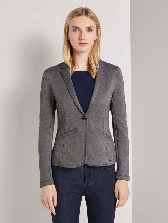 Slim Fit Blazer - Frauen - Deep Black Slim Fit Blazer - Frauen - Deep Black - 1 - TOM TAILOR