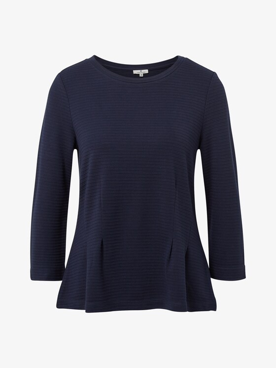 Sweater with submarine neckline - Women - Sky Captain Blue Sweater with submarine neckline - Women - Sky Captain Blue - 7 - TOM TAILOR