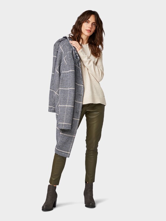 Hoody with drawstring - Women - Light Grey Melange Hoody with drawstring - Women - Light Grey Melange - 3 - TOM TAILOR