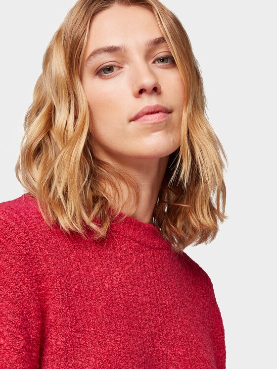Pullover in Rippoptik - Frauen - dawn pink melange Pullover in Rippoptik - Frauen - dawn pink melange - 9 - TOM TAILOR