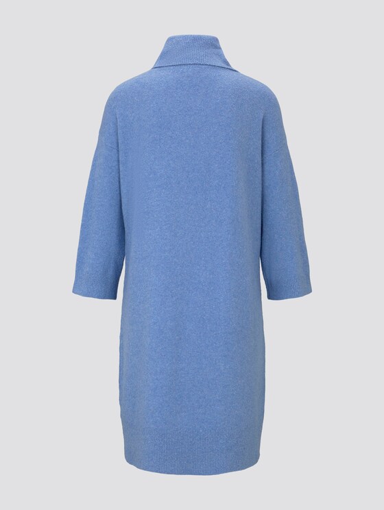 Strickkleid in Boucle-Optik - Frauen - sea blue melange Strickkleid in Boucle-Optik - Frauen - sea blue melange - 8 - TOM TAILOR