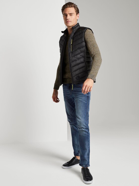 Strukturierter Pullover - Männer - navy mouline structure Strukturierter Pullover - Männer - navy mouline structure - 3 - TOM TAILOR