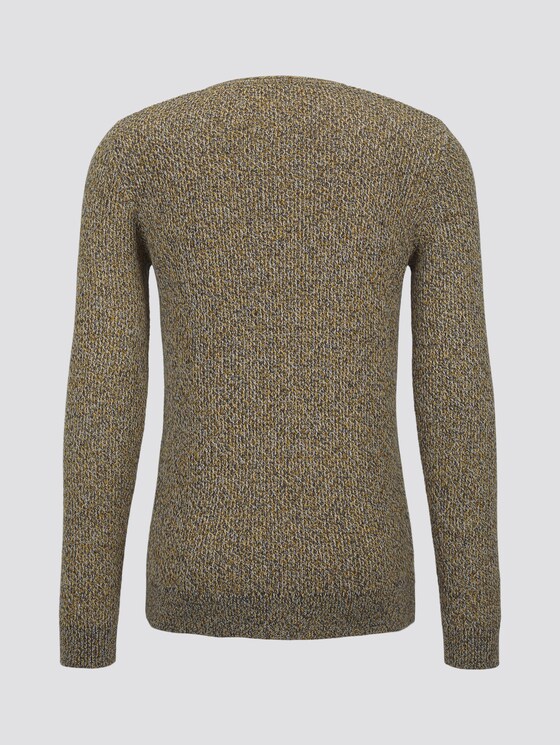Strukturierter Pullover - Männer - navy mouline structure Strukturierter Pullover - Männer - navy mouline structure - 8 - TOM TAILOR