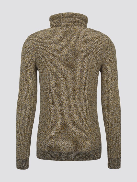 Strukturierter Hoodie - Männer - navy mouline structure Strukturierter Hoodie - Männer - navy mouline structure - 8 - TOM TAILOR