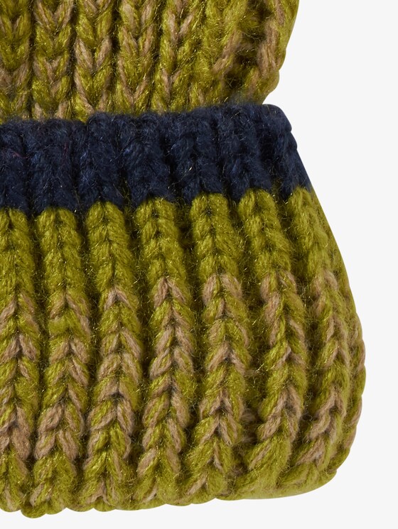 Beanie met pompon - Vrouwen - wood green Beanie met pompon - Vrouwen - wood green - 9 - TOM TAILOR