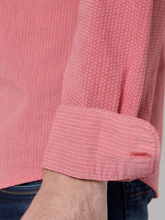 Chambray Hemd - Männer - red honeycomb chambray Chambray Hemd - Männer - red honeycomb chambray - 9 - TOM TAILOR