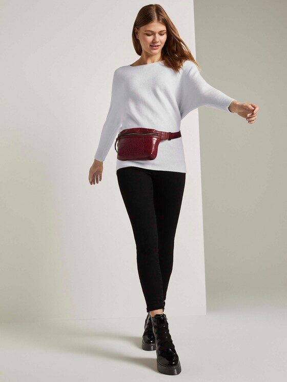 strukturierter Pullover - Frauen - Marble Beige Melange strukturierter Pullover - Frauen - Marble Beige Melange - 3 - TOM TAILOR Denim
