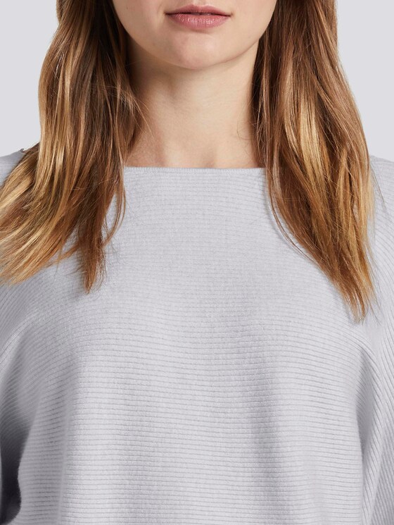 strukturierter Pullover - Frauen - Marble Beige Melange strukturierter Pullover - Frauen - Marble Beige Melange - 9 - TOM TAILOR Denim