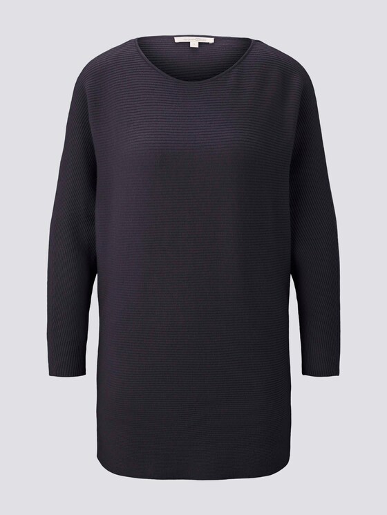 structured jumper - Women - Shale Grey Melange structured jumper - Women - Shale Grey Melange - 7 - TOM TAILOR Denim