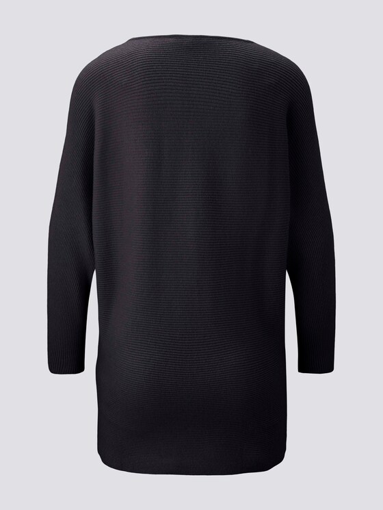 structured jumper - Women - Shale Grey Melange structured jumper - Women - Shale Grey Melange - 8 - TOM TAILOR Denim