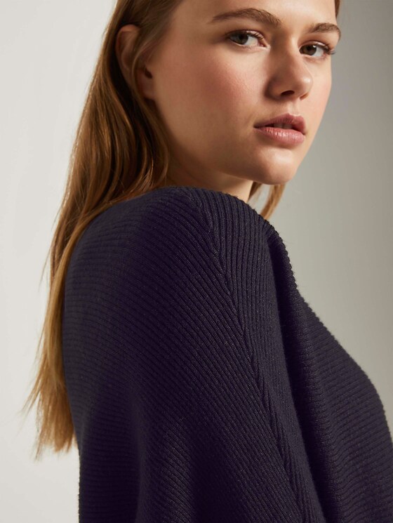 structured jumper - Women - Shale Grey Melange structured jumper - Women - Shale Grey Melange - 9 - TOM TAILOR Denim