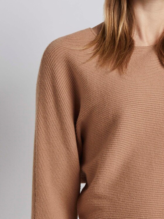 Trui met textuur - Vrouwen - camel melange Trui met textuur - Vrouwen - camel melange - 9 - TOM TAILOR Denim