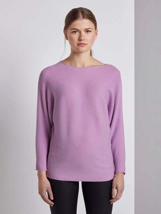 strukturierter Pullover - Frauen - sweet lavender strukturierter Pullover - Frauen - sweet lavender - 1 - TOM TAILOR Denim