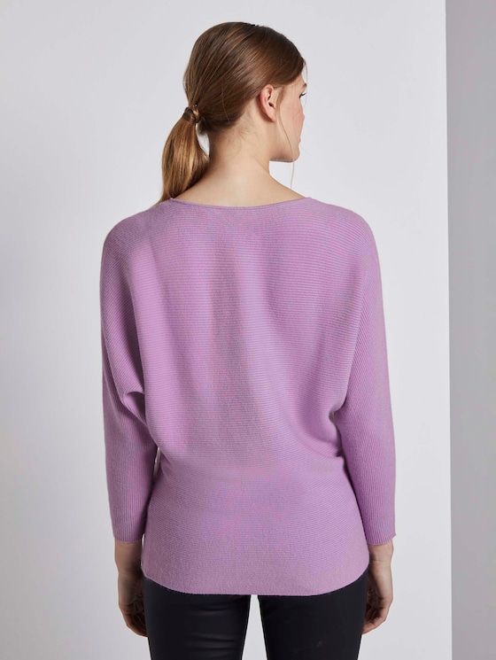 strukturierter Pullover - Frauen - sweet lavender strukturierter Pullover - Frauen - sweet lavender - 2 - TOM TAILOR Denim