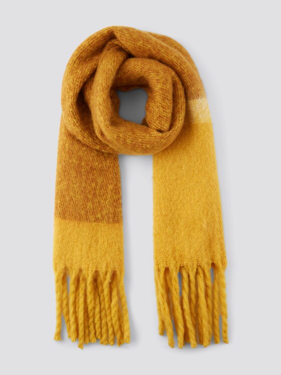 Schal mit Colorblocking - Frauen - grey yellow colorblock Schal mit Colorblocking - Frauen - grey yellow colorblock - 7 - TOM TAILOR Denim