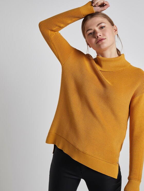 Ottoman Pullover - Frauen - Sunflower Ottoman Pullover - Frauen - Sunflower - 5 - TOM TAILOR Denim