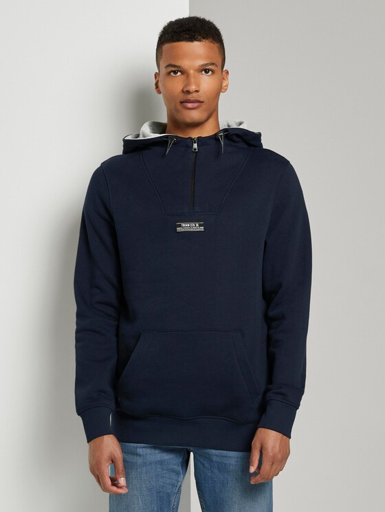 Hoodie mit Kängurutasche - Männer - Sky Captain Blue Hoodie mit Kängurutasche - Männer - Sky Captain Blue - 1 - TOM TAILOR Denim