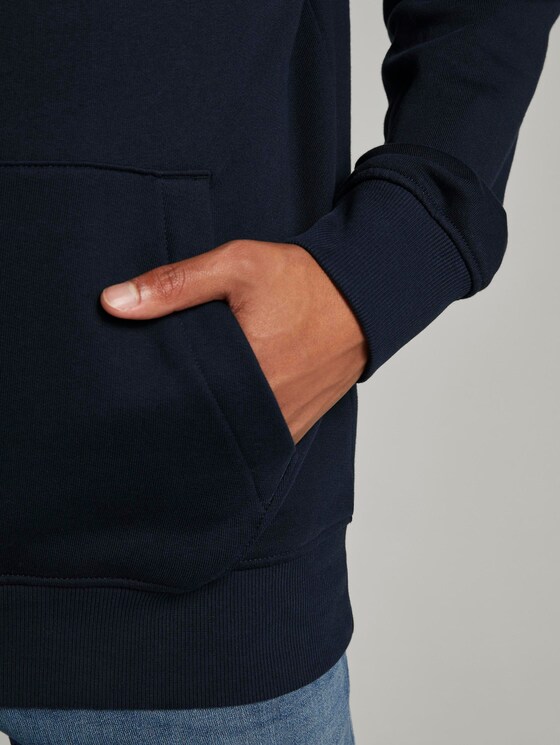 Hoodie mit Kängurutasche - Männer - Sky Captain Blue Hoodie mit Kängurutasche - Männer - Sky Captain Blue - 10 - TOM TAILOR Denim