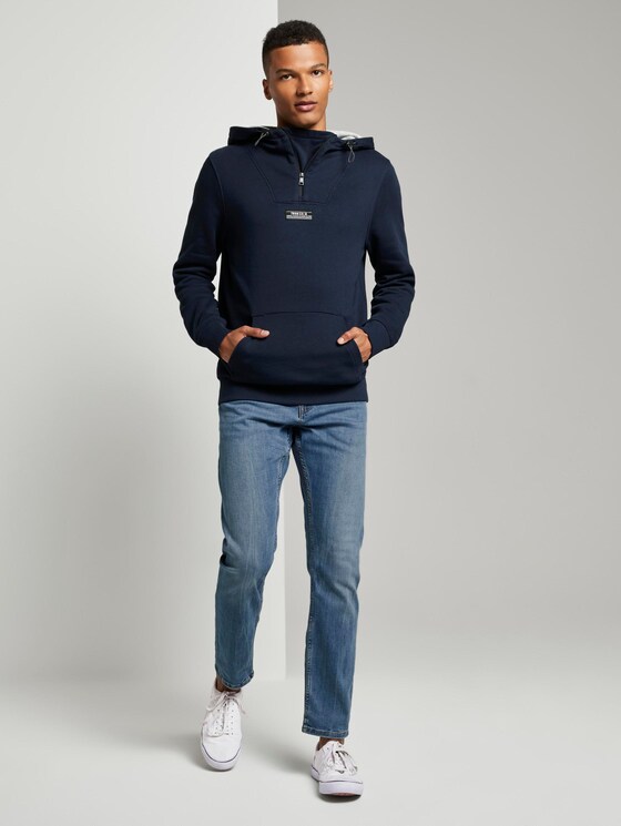 Hoodie mit Kängurutasche - Männer - Sky Captain Blue Hoodie mit Kängurutasche - Männer - Sky Captain Blue - 3 - TOM TAILOR Denim
