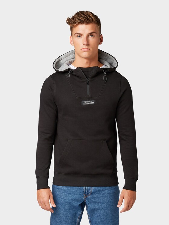 Hoodie mit Kängurutasche - Männer - Black Hoodie mit Kängurutasche - Männer - Black - 1 - TOM TAILOR Denim