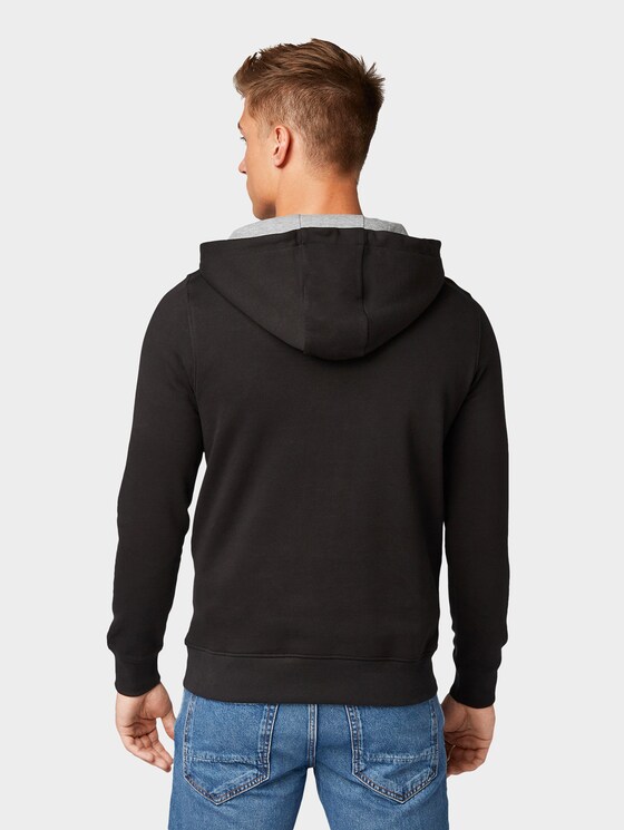 Hoodie mit Kängurutasche - Männer - Black Hoodie mit Kängurutasche - Männer - Black - 2 - TOM TAILOR Denim