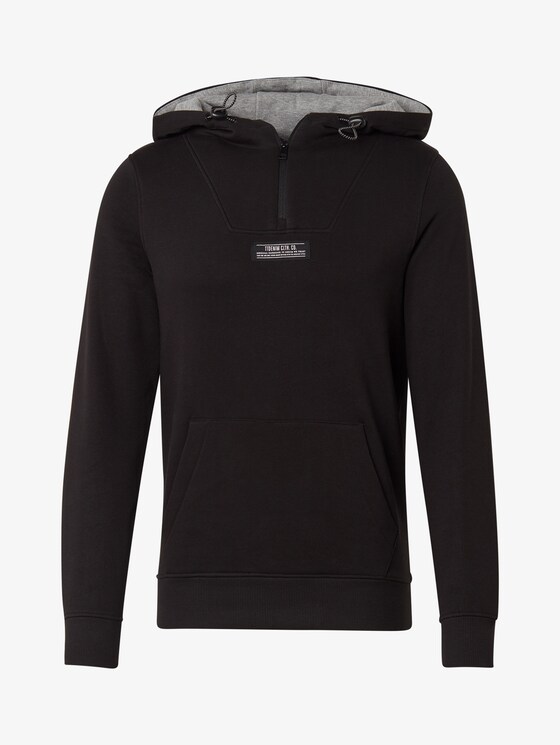 Hoodie mit Kängurutasche - Männer - Black Hoodie mit Kängurutasche - Männer - Black - 7 - TOM TAILOR Denim