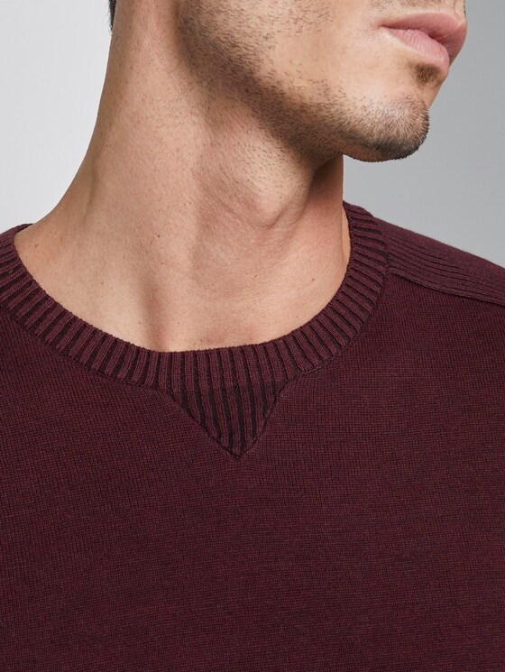Strickpullover in Melange-Optik - Männer - Gipsy Purple Strickpullover in Melange-Optik - Männer - Gipsy Purple - 9 - TOM TAILOR