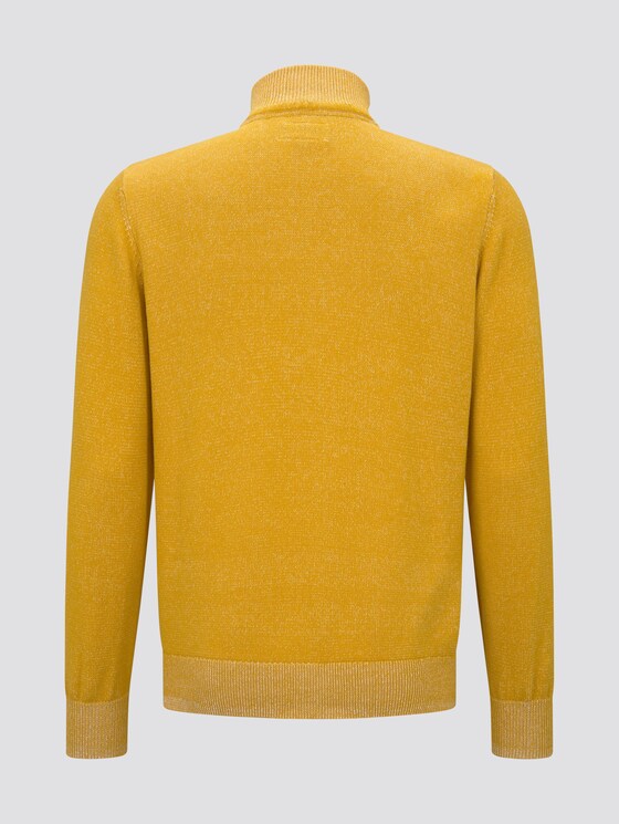 Strickpullover in Melange-Optik - Männer - golden nugget Strickpullover in Melange-Optik - Männer - golden nugget - 8 - TOM TAILOR