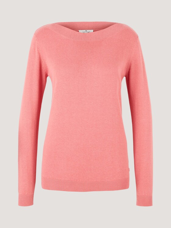 Pullover U-Boot-Ausschnitt - Frauen - cozy pink Pullover U-Boot-Ausschnitt - Frauen - cozy pink - 7 - TOM TAILOR