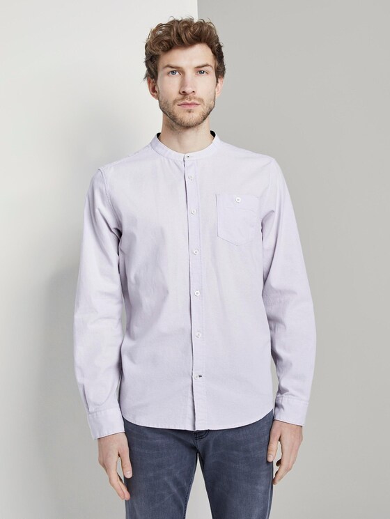 Hemd mit Brusttasche - Männer - light grey chambray Hemd mit Brusttasche - Männer - light grey chambray - 1 - TOM TAILOR