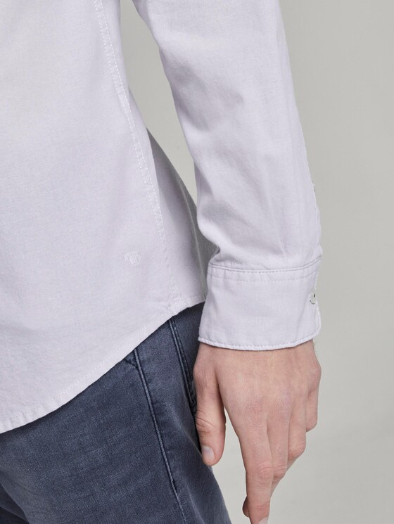Hemd mit Brusttasche - Männer - light grey chambray Hemd mit Brusttasche - Männer - light grey chambray - 10 - TOM TAILOR