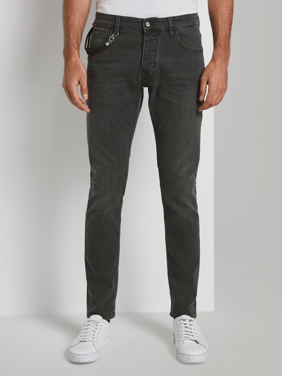 Troy Slim Jeans - Männer - clean dark stone grey denim Troy Slim Jeans - Männer - clean dark stone grey denim - 1 - TOM TAILOR