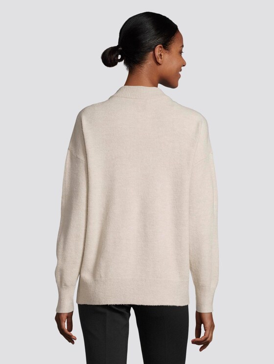 Jumper with wool - Women - sicilian-blue Jumper with wool - Women - sicilian-blue - 2 - TOM TAILOR
