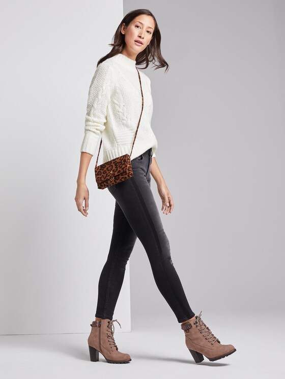 Strukturiertes Sweatshirt - Frauen - Whisper White Strukturiertes Sweatshirt - Frauen - Whisper White - 3 - TOM TAILOR