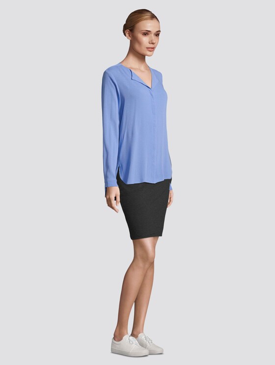 Crepe-Bluse - Frauen - sicilian blue Crepe-Bluse - Frauen - sicilian blue - 3 - TOM TAILOR