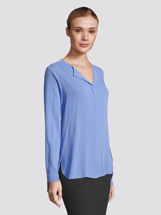 Crepe-Bluse - Frauen - sicilian blue Crepe-Bluse - Frauen - sicilian blue - 5 - TOM TAILOR