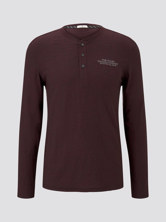 Langarmshirt in Melange-Optik - Männer - gipsy purple grindle Langarmshirt in Melange-Optik - Männer - gipsy purple grindle - 7 - TOM TAILOR