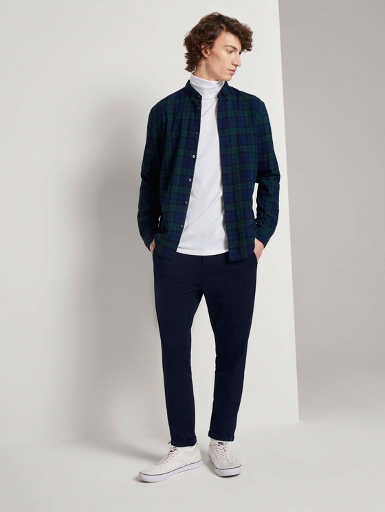 Lange mouwen shirt met col - Mannen - White Lange mouwen shirt met col - Mannen - White - 3 - TOM TAILOR Denim