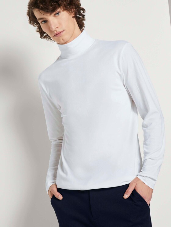 Lange mouwen shirt met col - Mannen - White Lange mouwen shirt met col - Mannen - White - 5 - TOM TAILOR Denim