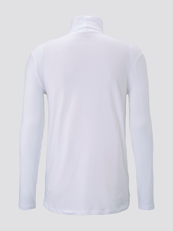 Lange mouwen shirt met col - Mannen - White Lange mouwen shirt met col - Mannen - White - 8 - TOM TAILOR Denim