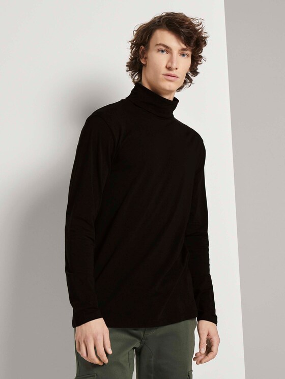 Langarmshirt mit Turtleneck - Männer - Black Langarmshirt mit Turtleneck - Männer - Black - 1 - TOM TAILOR Denim